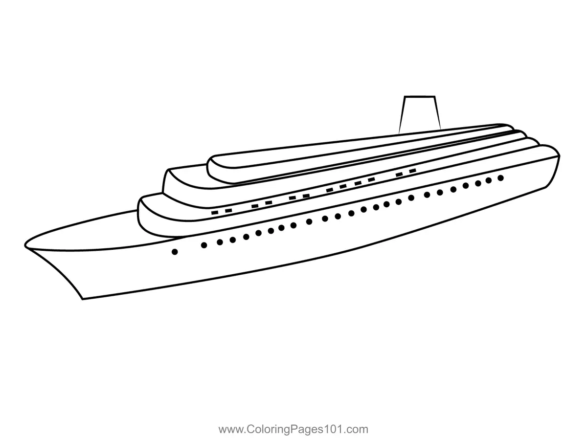 Navios Para Colorir 5