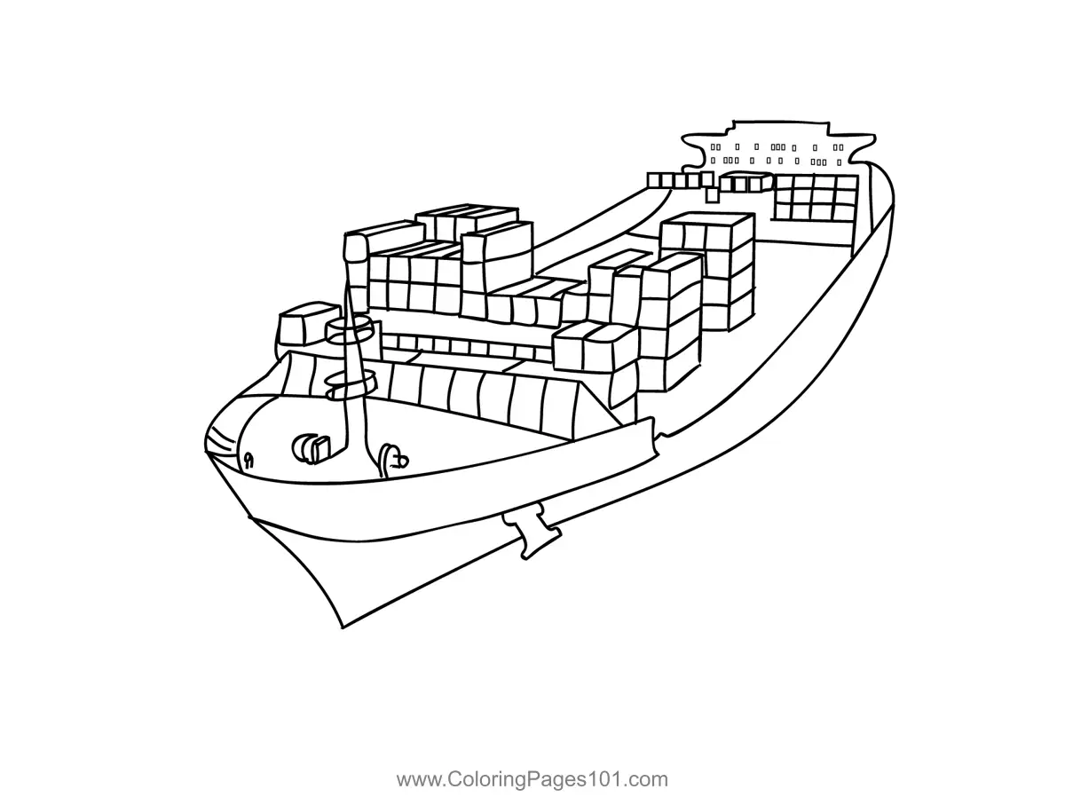 Navios Para Colorir 6