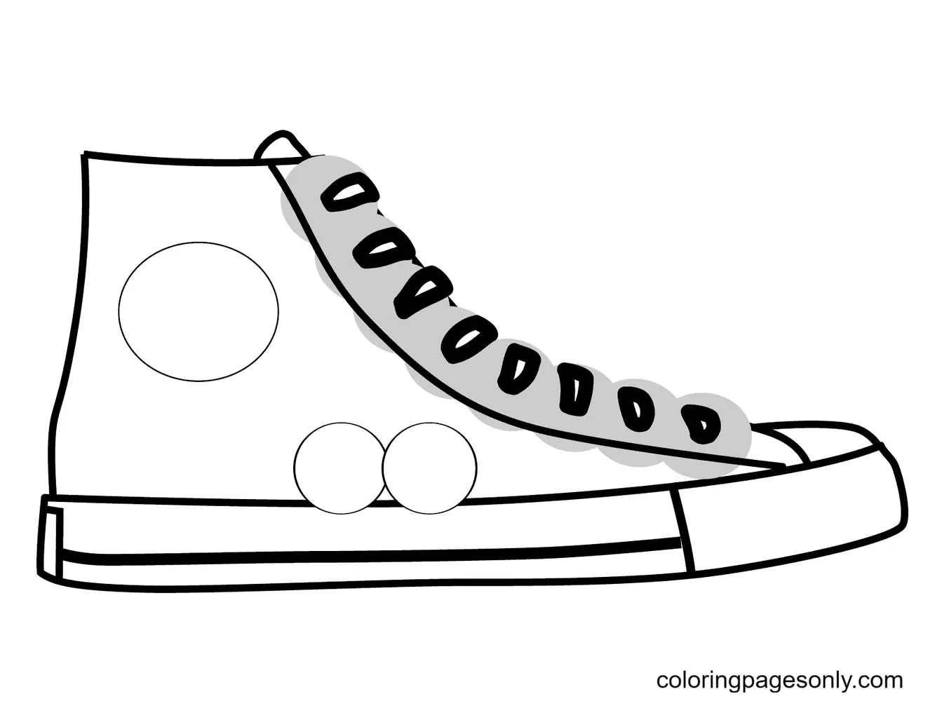 Shoe Coloring Pages 14