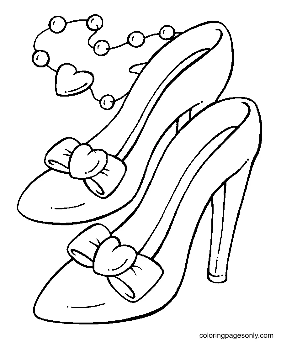 Shoe Coloring Pages 17