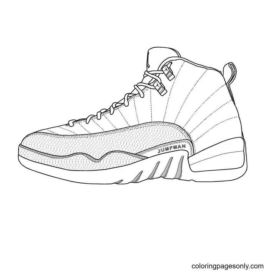 Shoe Coloring Pages 2