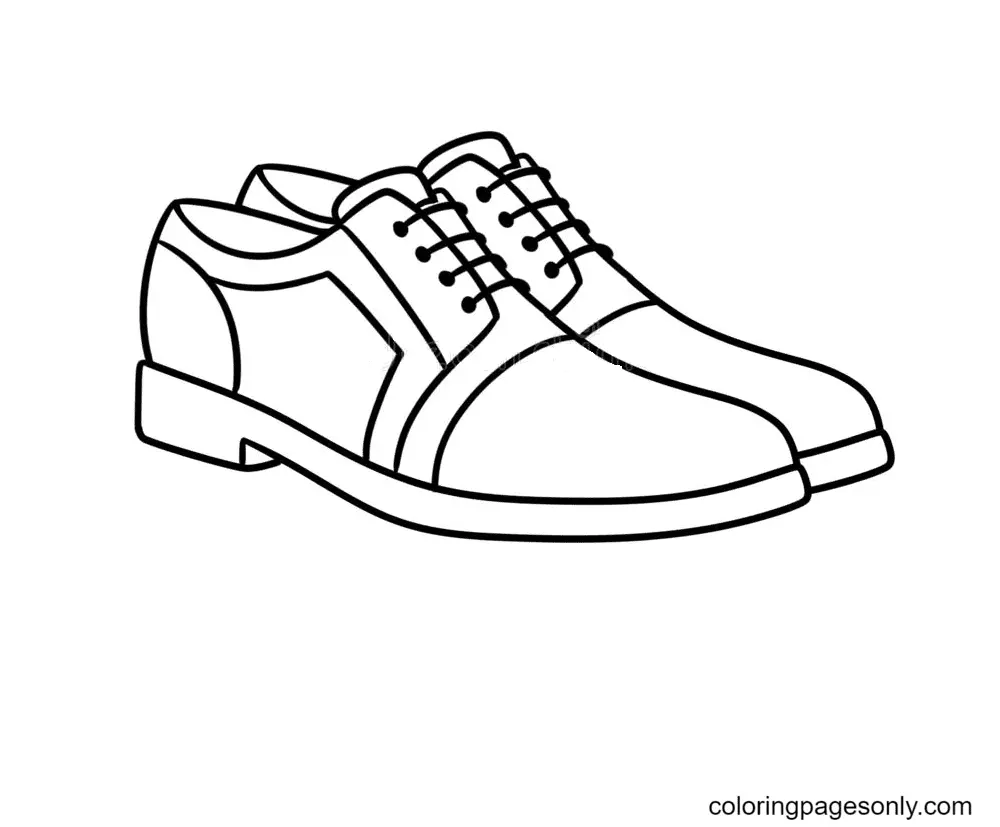 Shoe Coloring Pages 20