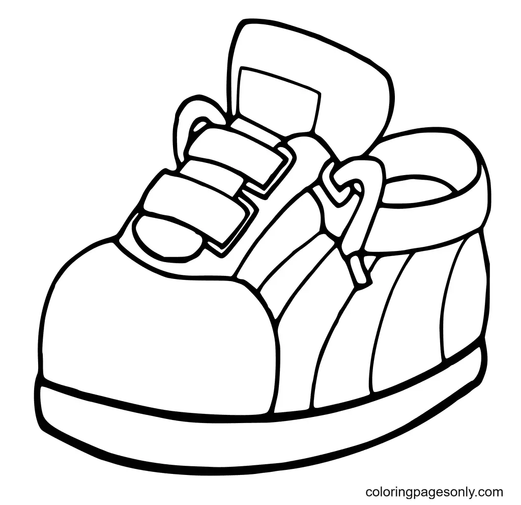 Shoe Coloring Pages 23