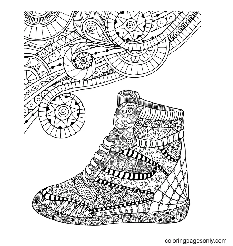 Shoe Coloring Pages 28