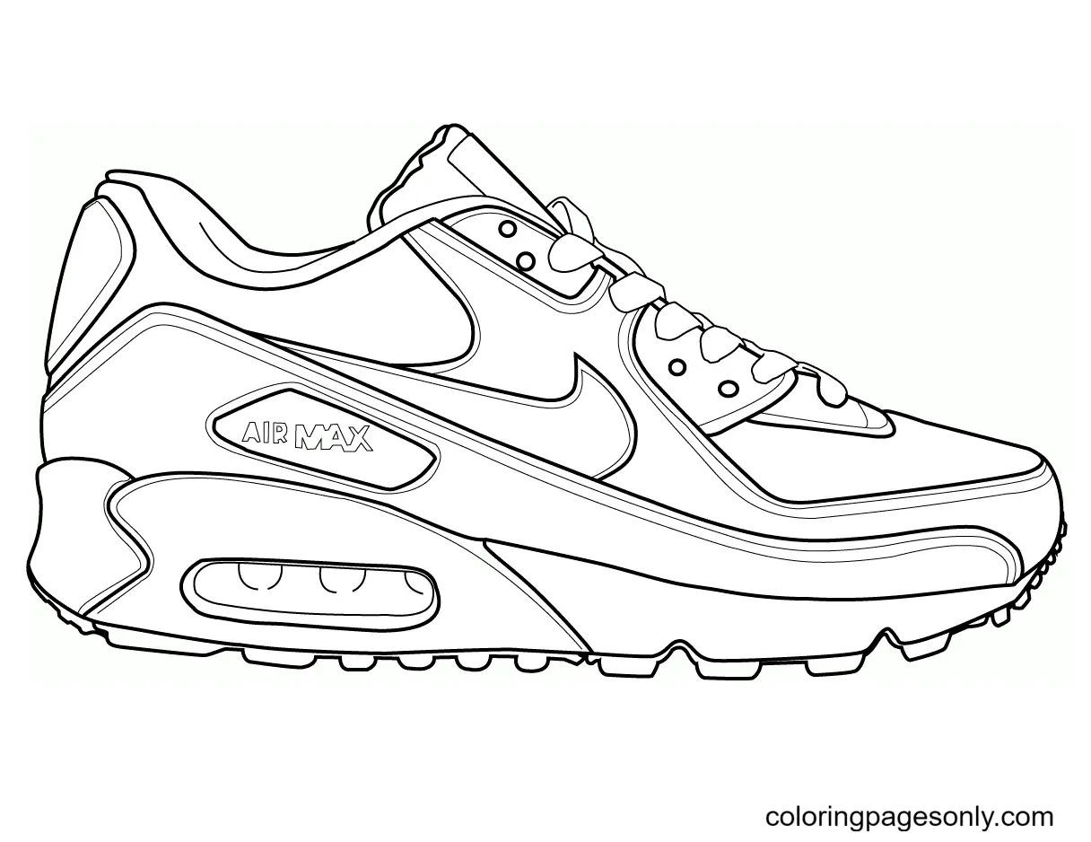 Shoe Coloring Pages 4