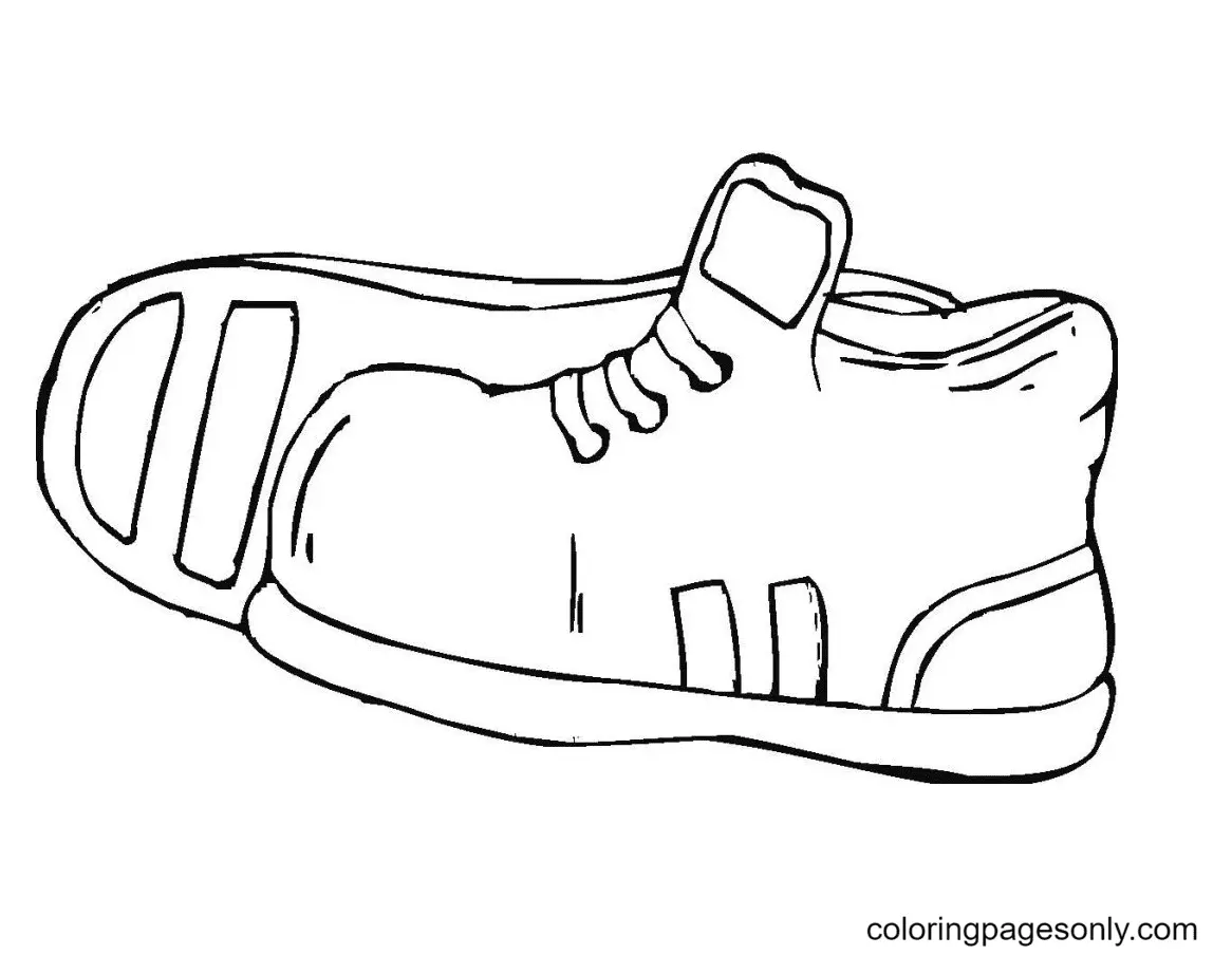 Shoe Coloring Pages 43