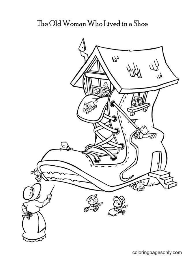 Shoe Coloring Pages 46