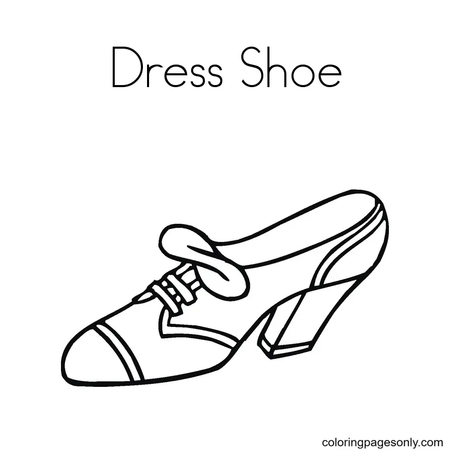 Shoe Coloring Pages 47