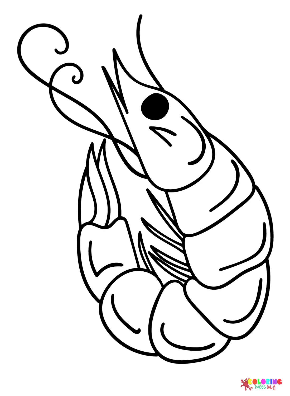 Desenhos de Camarao Para Colorir 2