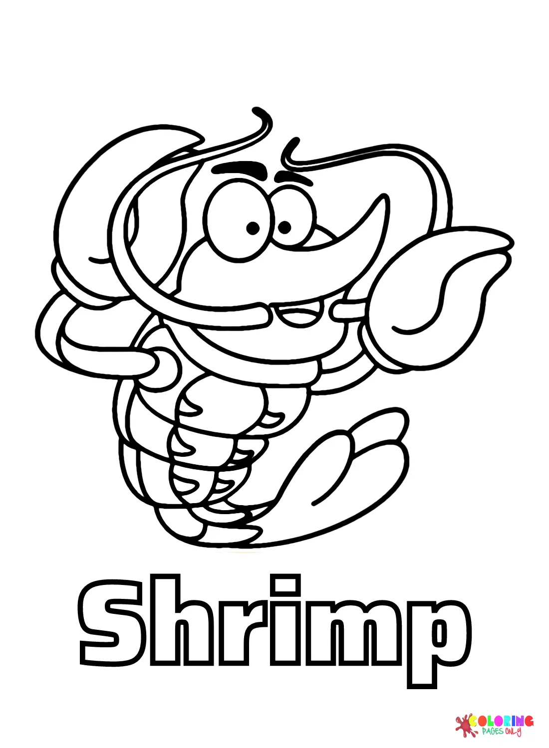 Desenhos de Camarao Para Colorir 20