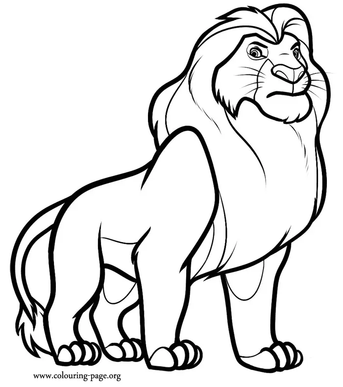 Simba Ausmalbilder 23