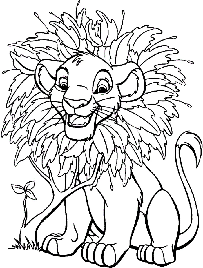 Simba Ausmalbilder 24