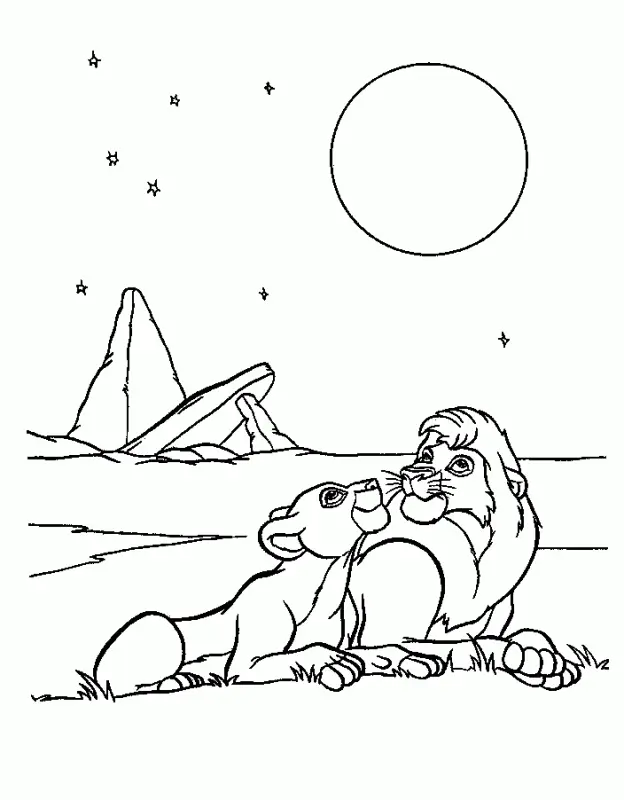Simba Ausmalbilder 25