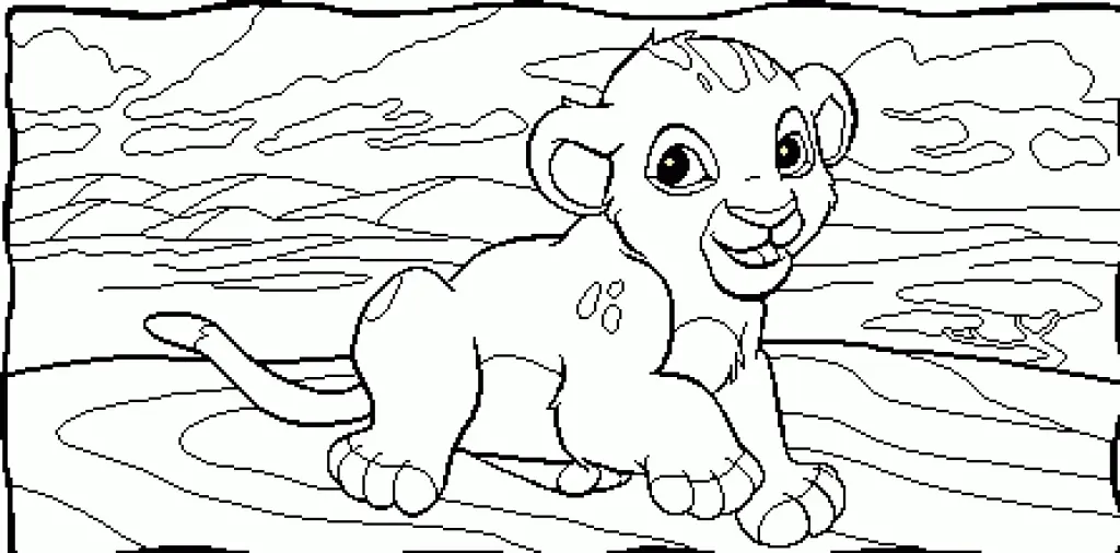 Simba Ausmalbilder 26