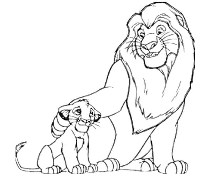 Simba Ausmalbilder 35