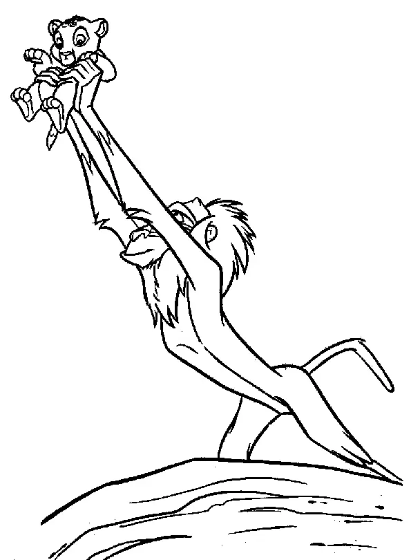 Simba Ausmalbilder 38