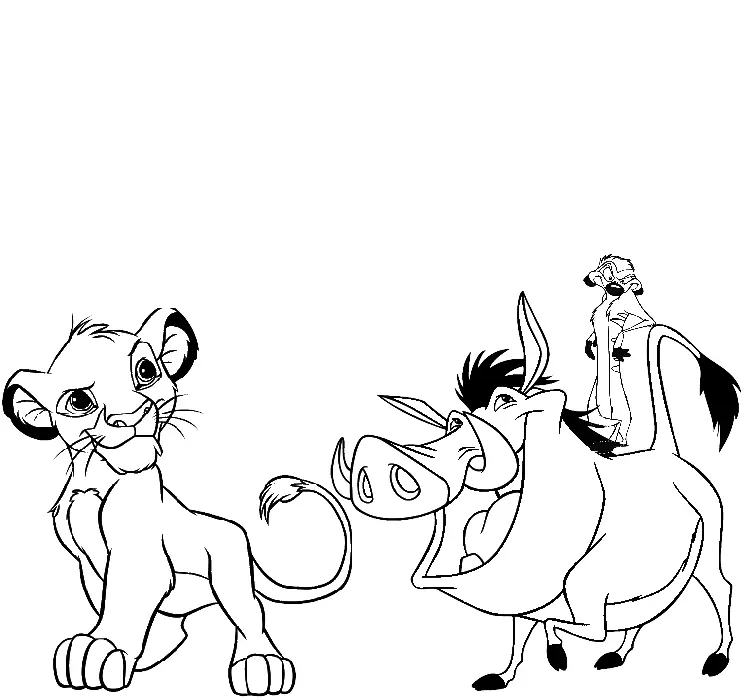 Simba Ausmalbilder 39