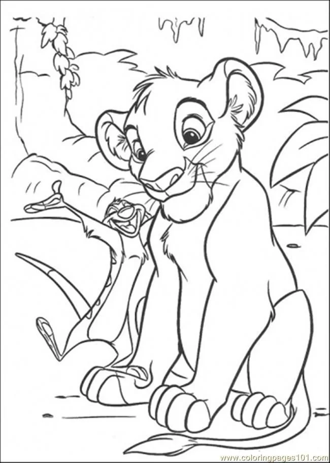 Simba Ausmalbilder 42