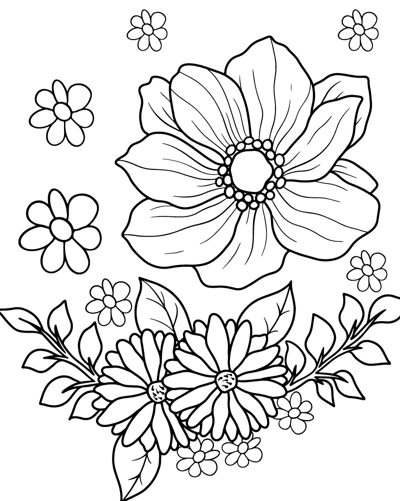 Simple Adult Coloring Pages 16