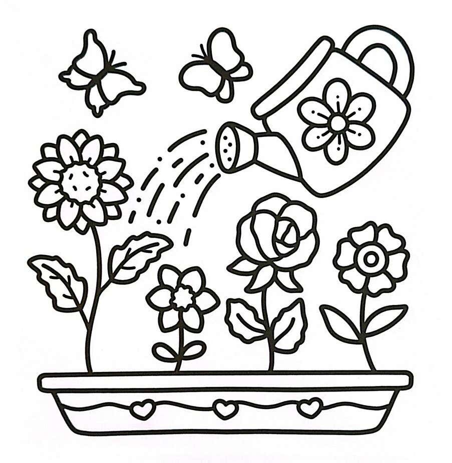 Arte Simples para Colorir