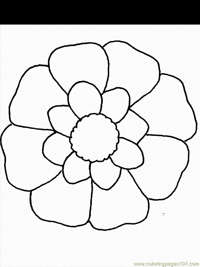 Flores Simples Para Colorear 17
