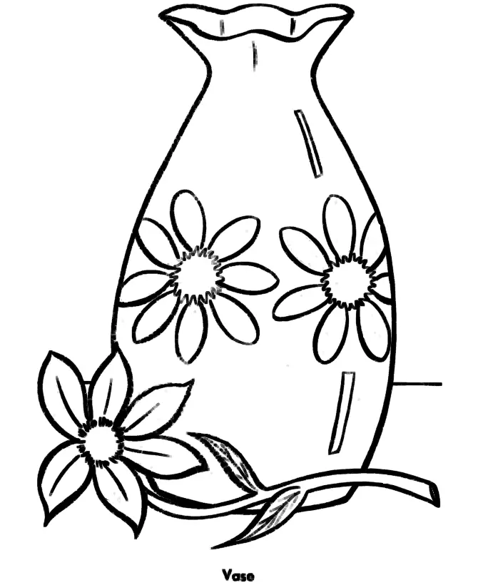 Flores Simples Para Colorear 20