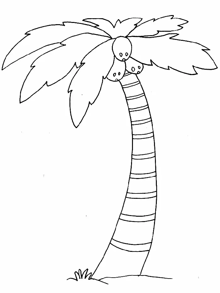 Simple Tree Coloring Pages 25