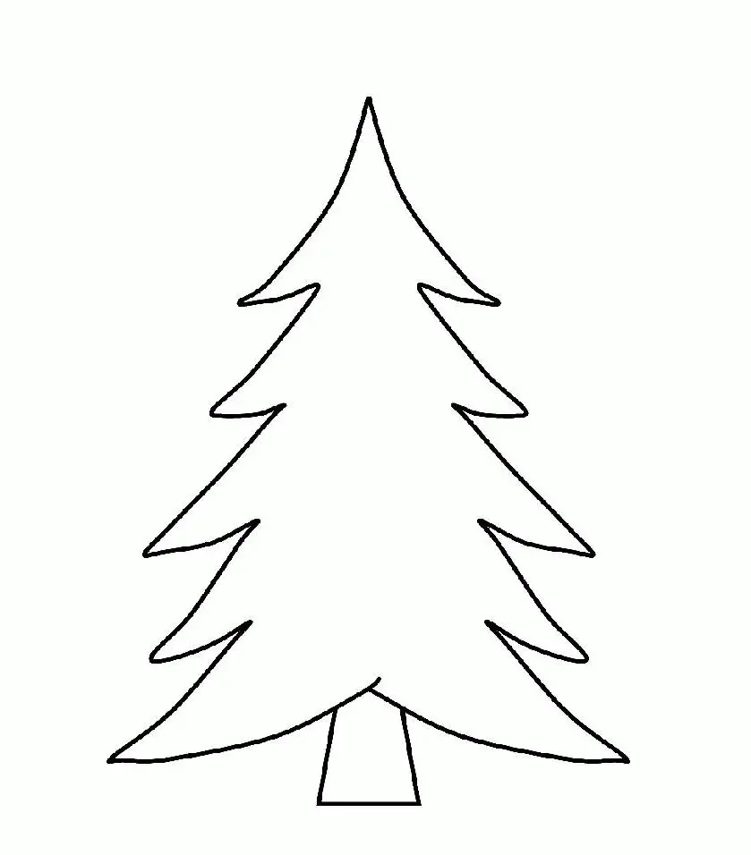 Simple Tree Coloring Pages 27