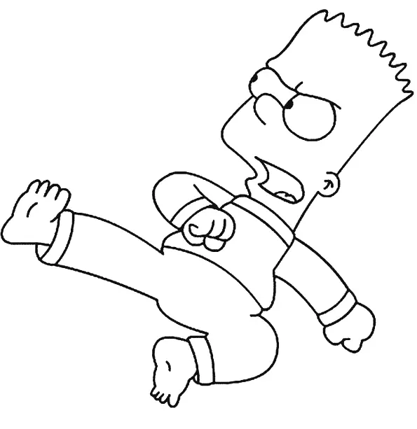 Simpsons Ausmalbilder 16