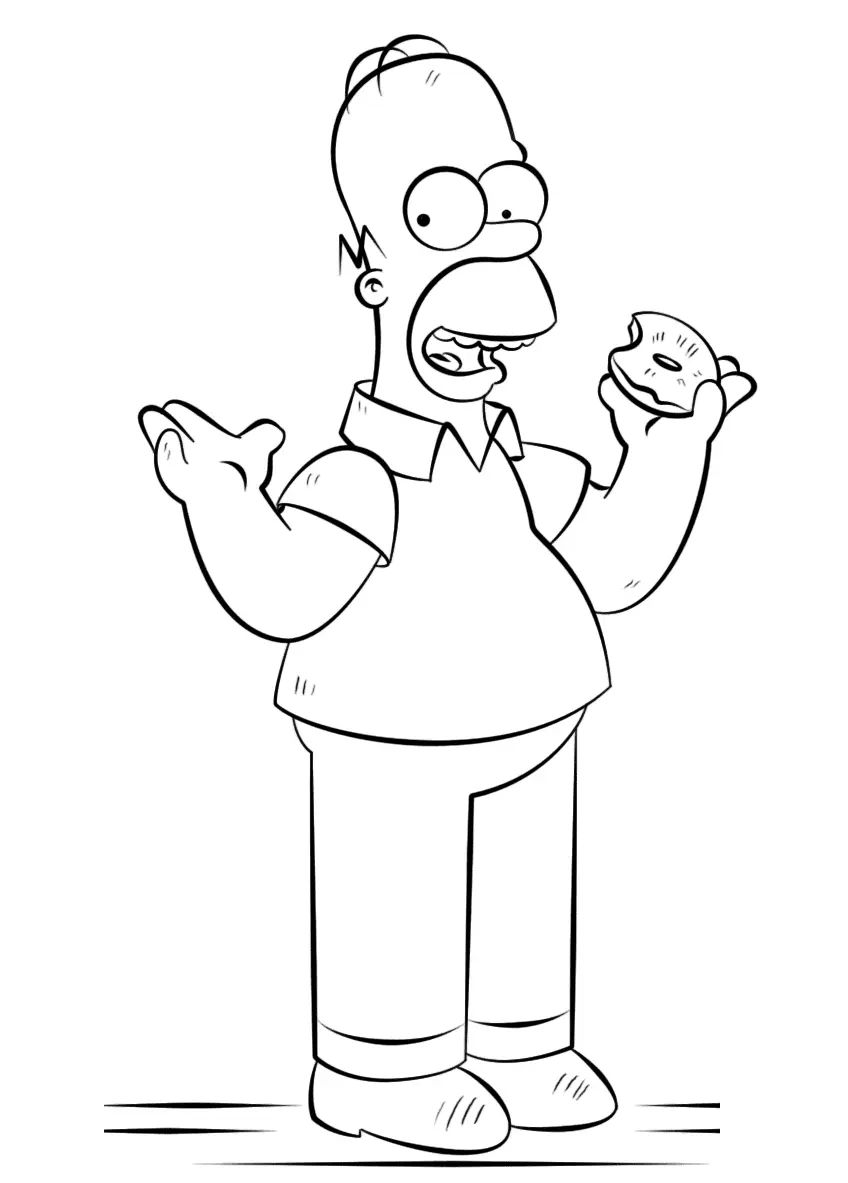 Simpsons Ausmalbilder 17