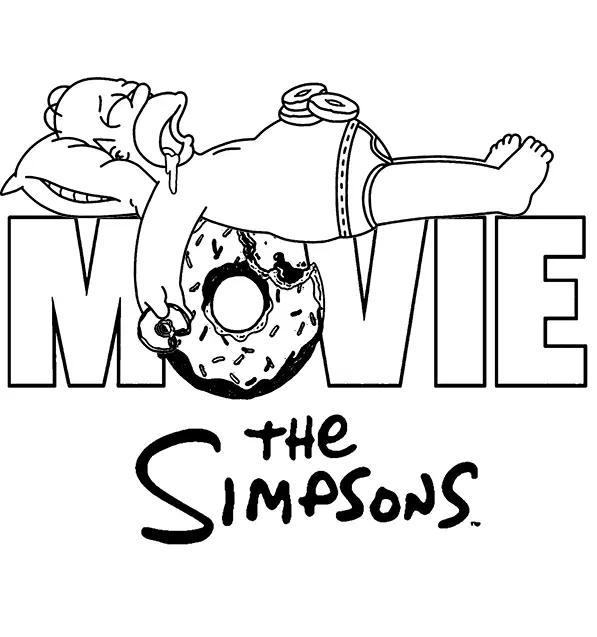 Simpsons Ausmalbilder 19