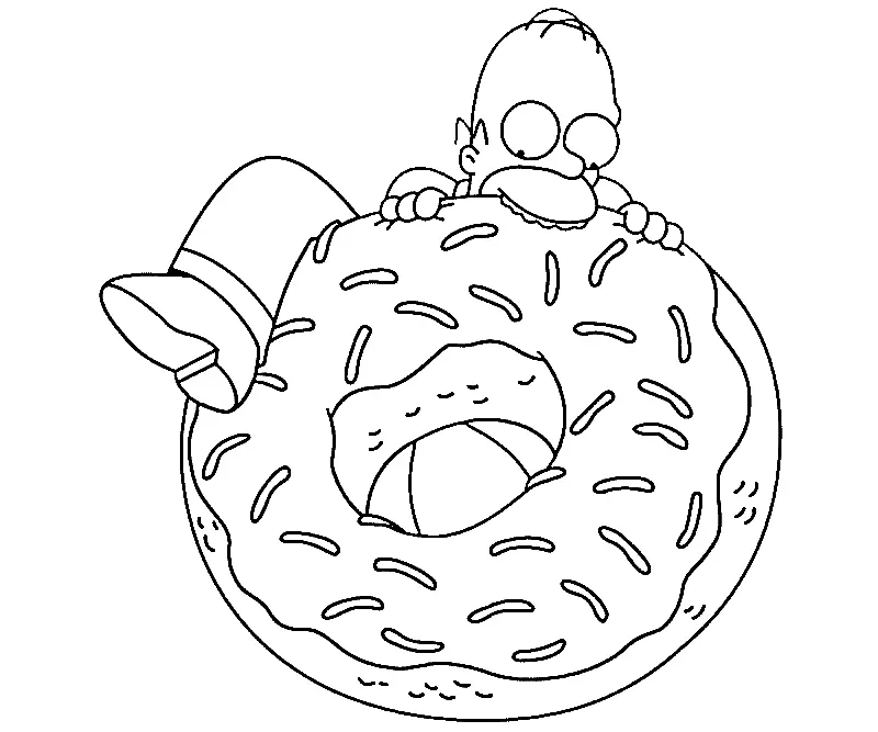 Simpsons Ausmalbilder 8