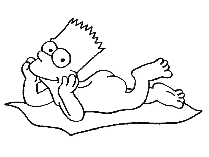 Simpsons Ausmalbilder 9
