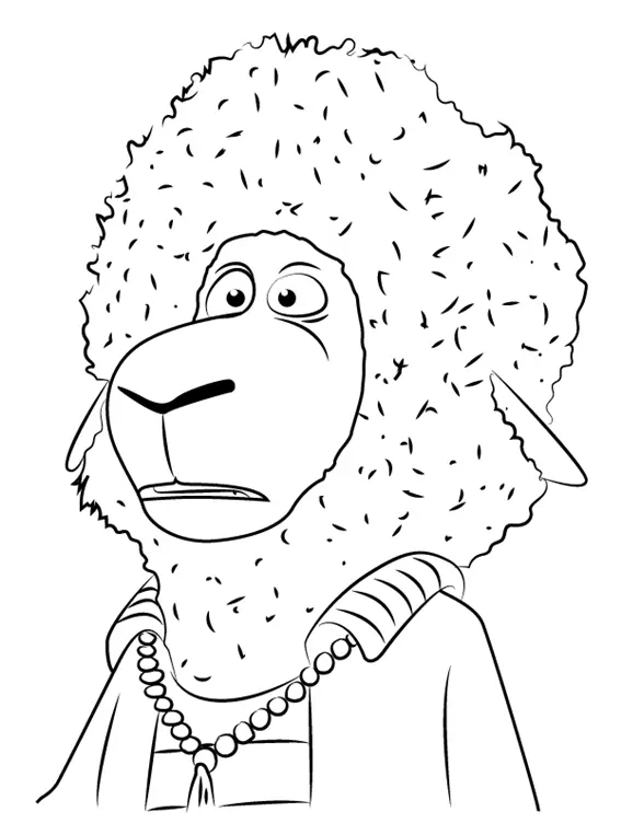 Sing Coloring Pages 34