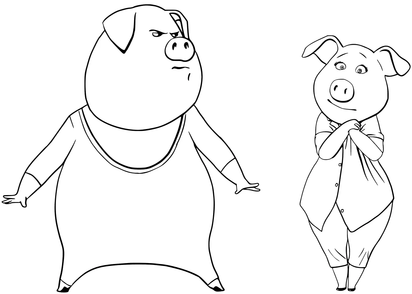 Sing Coloring Pages 47