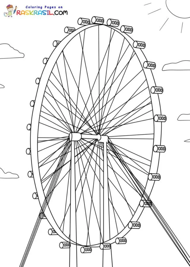 Singapore Coloring Pages 18
