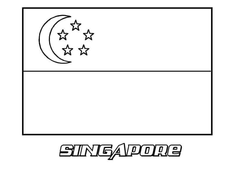 Singapore Coloring Pages 7