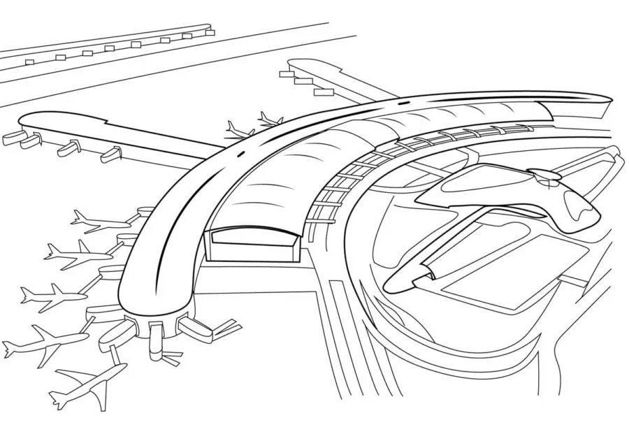 Singapore Coloring Pages 8