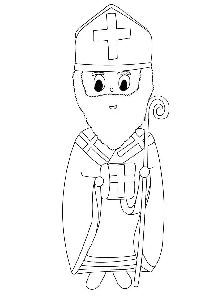 Sinterklaas Coloring pages 7