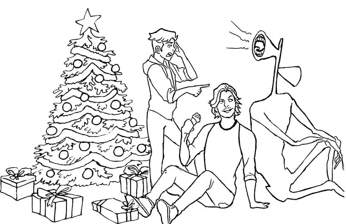 Siren Head Coloring Pages 33