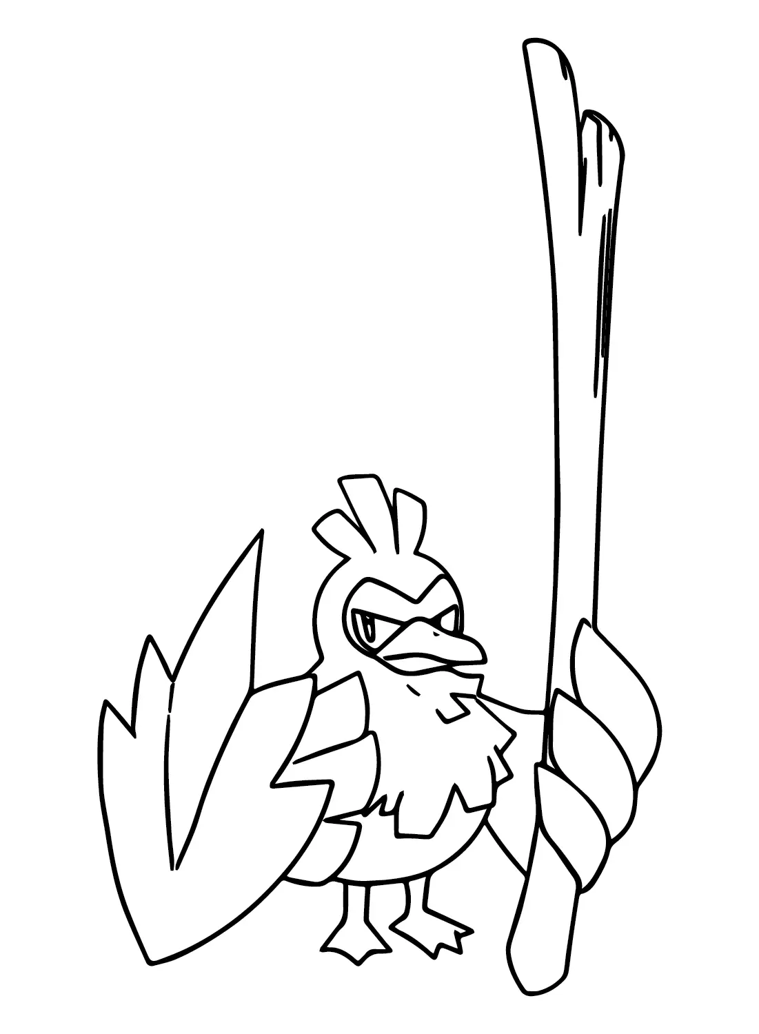 Sirfetch d Coloring Pages 4