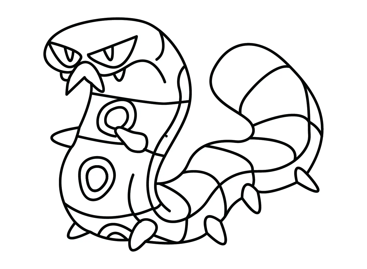 Sizzlipede Para Colorear 2