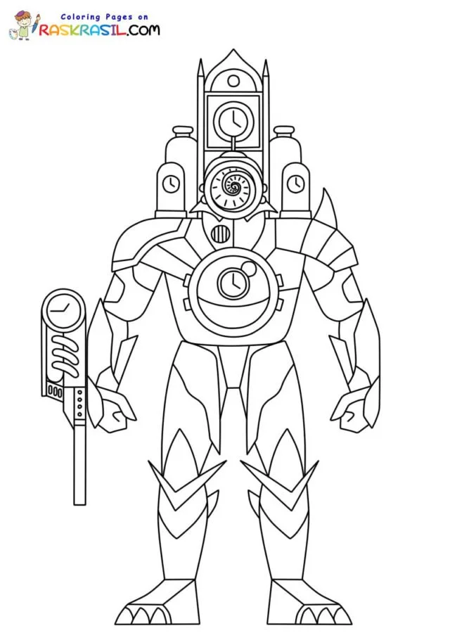 Del Multiverso Skibidi Para Colorear 7