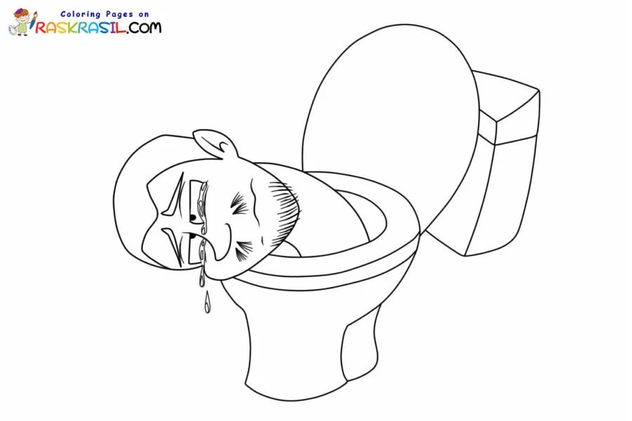 Desenhos de Skibidi Toilet Para Colorir 22