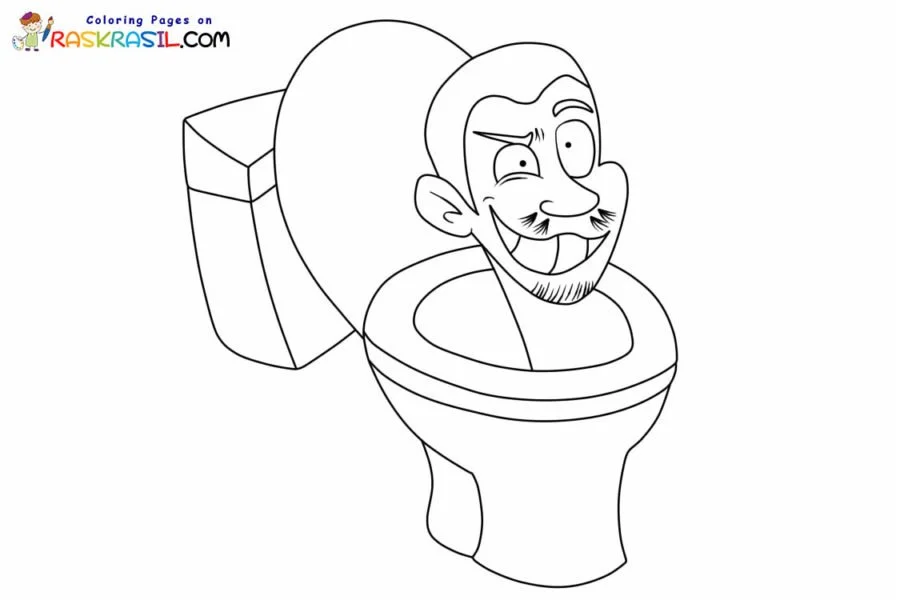 Desenhos de Skibidi Toilet Para Colorir 23
