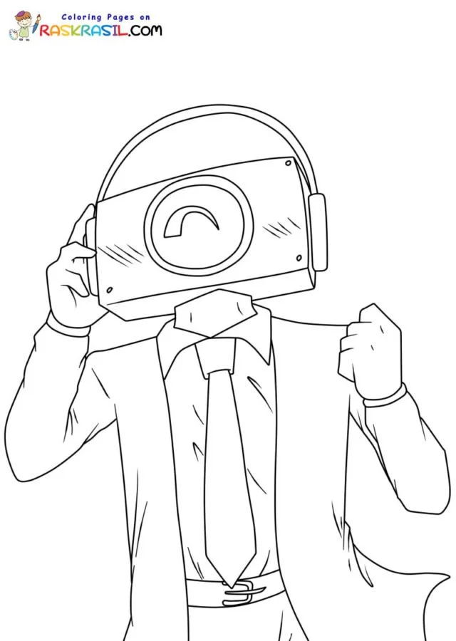 Desenhos de Skibidi Toilet Para Colorir 24