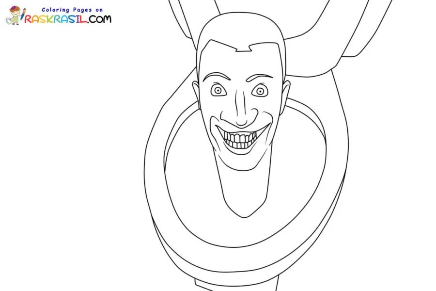 Desenhos de Skibidi Toilet Para Colorir 27