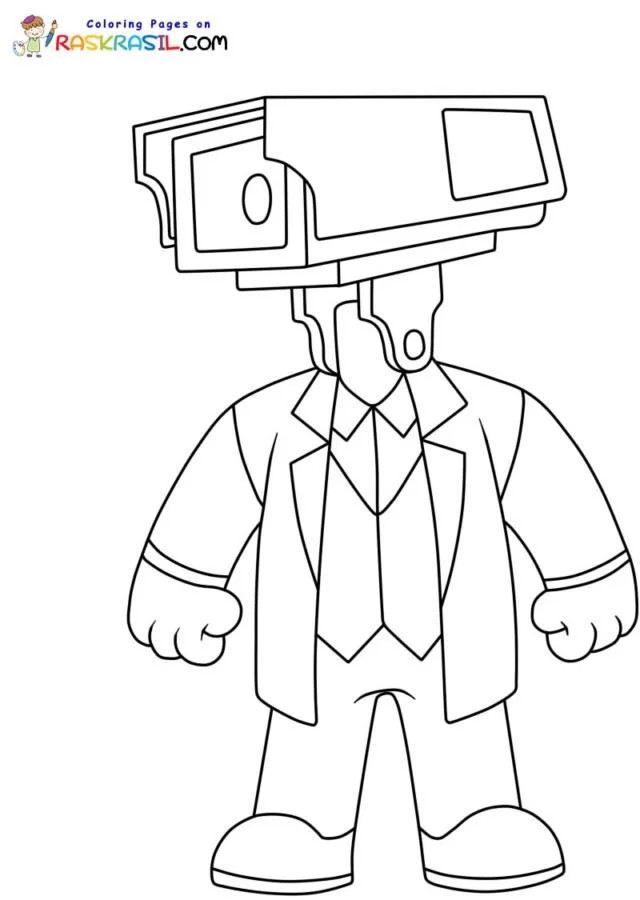 Desenhos de Skibidi Toilet Para Colorir 30