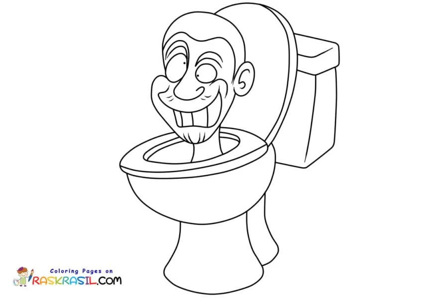 Desenhos de Skibidi Toilet Para Colorir 33