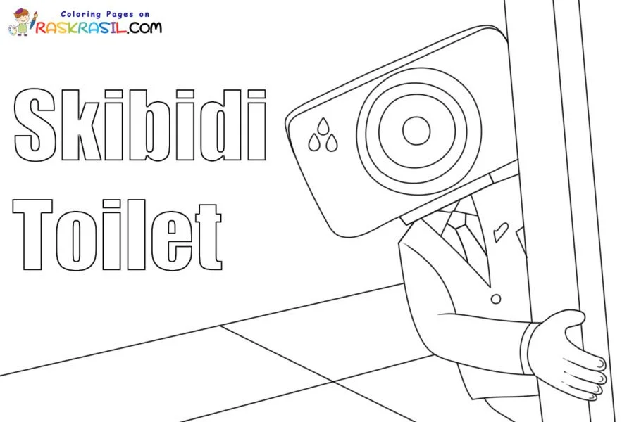 Desenhos de Skibidi Toilet Para Colorir 36
